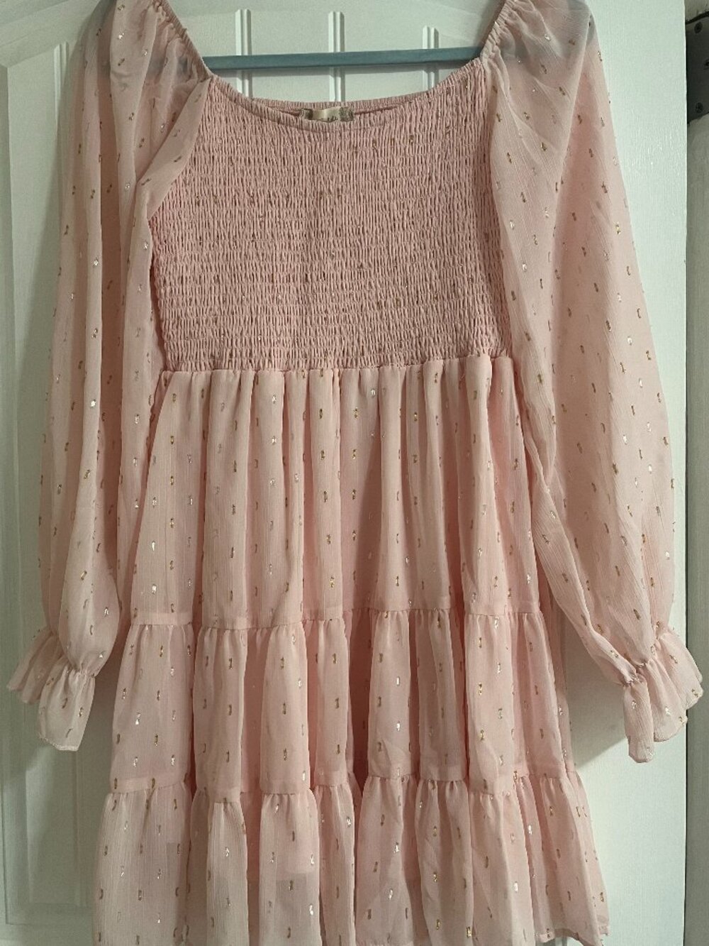 Pink, gold shimmer dress - Picture 1 of 1